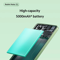 Redmi Note 13 Versión Global, Teléfono Inteligente Android 10 de Cuatro Núcleos, Pantalla LCD de 6.8 Pulgadas y 90 Hz, Cámara de 8 MP, Carga Rápida de 120 W, 5000-5999 mAh