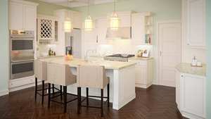 デラックスアメリカンデザインのアメリカンキッチンすばやく組み立てられた図面キッチンモジュラー - Product Image 6