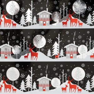 Custom Eco-Friendly Recyclable Winter Scene Metallized Gift <b>Wrap</b> <b>Paper</b> <b>Roll</b> Single Side Coated Waterproof Digital Printing Craft - Product Image 4