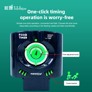 Tự động cho cá hồ cá thời gian thông minh hẹn giờ thông minh có thể điều chỉnh treo tường kín chống ẩm <span class=keywords><strong>Feeder</strong></span> làm bằng nhựa bền - Product Image 4