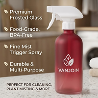 Usine En Gros 500ml Gel Douche Shampooing Bouteille En Verre Vide Cheveux Huile Lotion Crème Emballage Cheveux Utilisation Sérigraphie Bouchon À Bille