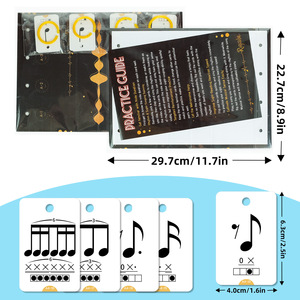 Tarjetas Educativas para Principiantes, Tarjetas de Memoria de Música de Piano Esenciales para Pequeños Músicos, Aprende <span class=keywords><strong>Acordes</strong></span>, Símbolos Musicales Básicos - Product Image 6
