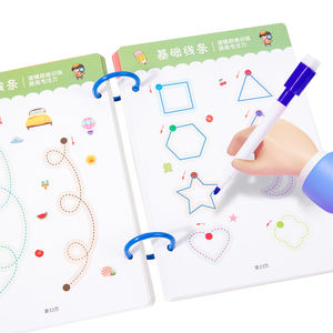 बाल पेन नियंत्रण प्रशिक्षण शांत पुस्तक अकारण पेपर कार्ड वर्णमाला संख्या शैक्षिक सीखने वाले बच्चों के लिए लड़कों की लड़कियों के लिए खिलौना - Product Image 2