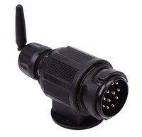 Kit de feux arrière LED sans fil magnétique pour remorque, camion de dépannage, tracteur, bateau, camionnette, avec indicateur de signal et émetteur de lumière