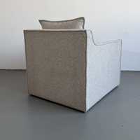 Canapé de villa haut de gamme, style luxe léger, canapé en tissu pour chambre individuelle, fauteuil de style moderne minimaliste de designer italien pour appartement