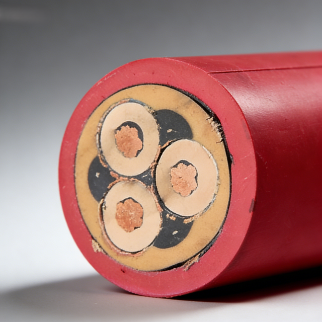 MYPTJ Copper Conductor Mining Shielded Power Cable EPDM Insulation Rubber Sheath Heavy Duty 8.7/10KV