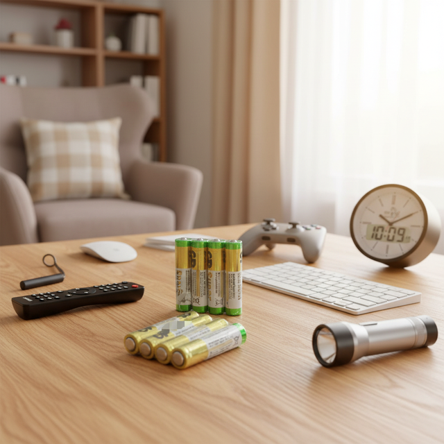 AAA 1.5V Gold Disposable Alkaline Battery Cell One Time Use for Camera in Stock