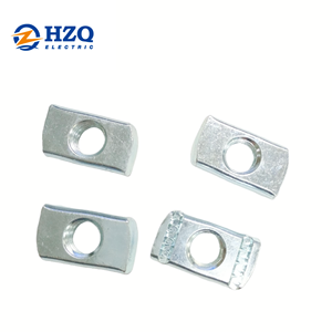 น็อต hzq strut Channel 1/4 "-20 /3/8''-16 1/2 ''-<span class=keywords><strong>13</strong></span>ไม่มีสปริงหนาฮาร์ดแวร์ชุบสังกะสี50แพ็ค - Product Image 4