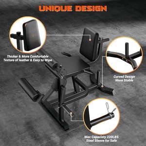 CZFIT Máquina Ajustable para Ejercicios de Piernas con Carga de Discos y Almohadilla de Hombro Desmontable, Herramienta de Entrenamiento para la Parte Inferior del Cuerpo - Product Image 3