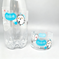 Film thermorétractable transparent durable en gros pour étiquettes de bouteilles de boissons, matériau en rouleau personnalisable (0,03-0,05 mm)
