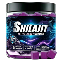 Gummies de résine de Shilajit Premium – Complément de Shilajit délicieux et à croquer, extrait de Shilajit végétalien en gommes à mâcher