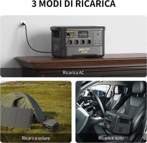 Batería LiFePO4 Pecron F3000LFP de 3600W 3072Wh, Portátil, para Exteriores, Solar, MPPT, Onda Sinusoidal Pura, Tipo C, para Coche - Product Image 1