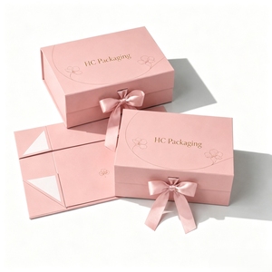 Premium Beauty Gift Packaging Magnetic Folding Box Custom Logo Sustainable Design Cosmetic Box Space Saving Shipping Solution - Product Image 2