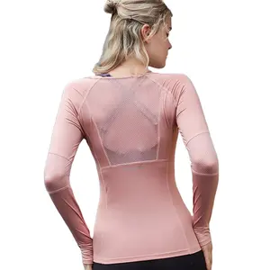 2024 autunno nuovi sport da corsa da donna per il fitness fast dry beauty back in mesh traspirante abbigliamento fitness da donna