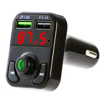 العالمي BT5.0 اللاسلكية الجهد TF سيارة mp3 المزدوج USB سريع الهاتف مجموعة الشاحن جهاز إرسال موجات FM للسيارة MP3 لاعب