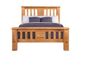 Fourniture directe Fournisseur vietnamien QUEENSLAND Lit King en bois Conception personnalisée Paquet en carton quantité minimale de commande bas Nouveau design Meubles de chambre à coucher - Product Image 5