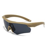 Nuevas Gafas Deportivas para Exteriores: Gafas de Sol con Protección UV, Antiviento y para Ciclismo, con Media Montura
