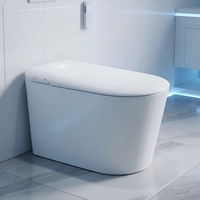 Système de protection de pression d'eau pour cuvette de toilette intelligente de pointe, toilette intelligente de luxe moderne pour le développement de propriétés commerciales