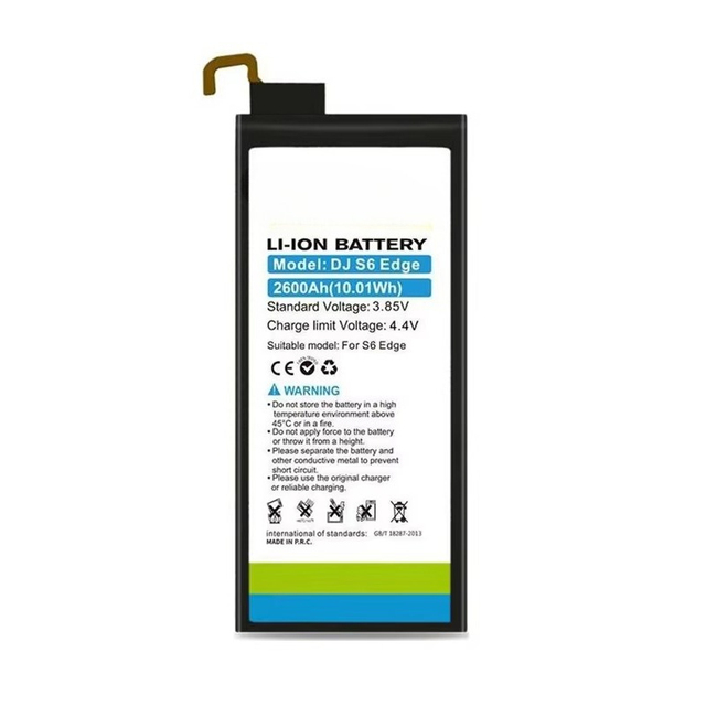 High-capacity Mobile Phone Digital Batteries for Samsung Galaxy S6 Edge Battery Replacement