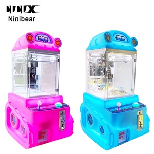 Factory Wholesale Small Mini <b>Claw</b> Crane Toy <b>Machine</b> Cheap Coin Operated Arcade <b>Game</b> & Candy <b>Machine</b> - Product Image 5