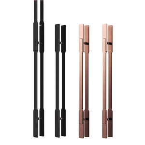 Manijas de Cobre de Lujo para Puertas Principales, Ideales para Centros Comerciales de Dubái y Palacios Saudíes, Herrajes Simétricos, Barras de Tracción - Product Image 3