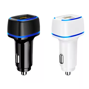 Encendedor de cigarrillos de fábrica CTX, carga rápida, 2 puertos <span class=keywords><strong>USB</strong></span> tipo <span class=keywords><strong>C</strong></span> PD QC3.0, cargador de coche para teléfono móvil - Product Image 2