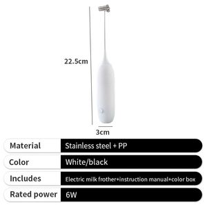 Mousseur à lait électrique portable 2025 pour la maison et le commerce – Outil de cuisine compact pour café - Product Image 2