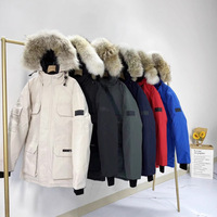 Doudoune matelassée à manches courtes, parka 80% duvet de canard blanc, fermeture éclair, duvet de canard/polyester