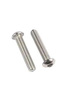 Fournisseur d'usine M8 taille 304 vis à six pans creux en acier inoxydable 12mm longueur tête ronde bouton vis à métaux finition unie - Product Image 3