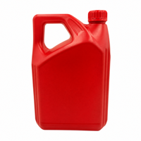 Bouteille d'huile réutilisable en HDPE de 4 L, bouteille d'emballage de lubrifiant jetable de 4 L, bouteille d'huile standard d'exportation de 4 L, bouteille d'huile vide vierge de 4 L