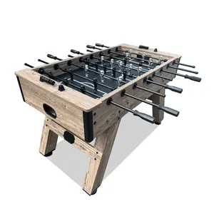 طاولة داخلية احترافية 5FT Foosball Kicker مخصصة PVC الحبوب الساق Leveler 11 لاعبين لعبة