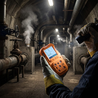Détecteur de fuite de gaz haute précision 5-en-1 OC-850 Ozone Oxygène Hydrogène naturel CO CO2 avec alarme sonore et lumineuse