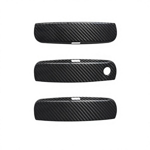 Cubierta de Manija de Puerta Trasera de Fibra de Carbono Real BFB con Cinta Adhesiva 3M para Dodge Charger Challenger 2011-2020 - Product Image 3