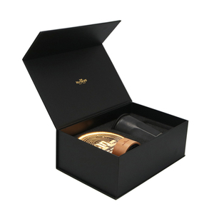 Tùy Chỉnh EVA Bọt Xốp Chèn Cứng Nhắc Giấy Bao Bì Hộp Hot Sang Trọng Nam Châm Màu Đen Từ Hộp Quà Tặng - Product Image 4