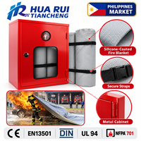 Couverture anti-feu B2B pour véhicules électriques, conforme aux normes DIN SPEC 91489 et EN13501, avec contrôle de la chaleur et de la fumée, en acier au carbone, pour les flottes municipales des Philippines