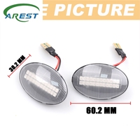 Pour Opel Sintra Vita Combo B C Tigra A Astra F Meriva A Corsa C B LED feu de position latéral dynamique flèche clignotant clignotant lampes