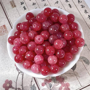 Perles de verre multicolores brisées de 10 mm à trou droit, matériaux de bricolage faits à la main, marque JC, modèle JC144-A, bracelets, colliers, téléphone portable - Product Image 4