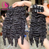 Vendeurs de cheveux bouclés birmans bruts non traités en gros Paquets de cheveux vietnamiens bruts originaux à cuticule alignée Cheveux humains