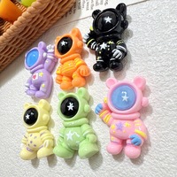 Breloques en résine Astronaute pour DIY, décoration de papeterie, boîte à bijoux, coque de téléphone faite main, pince à cheveux
