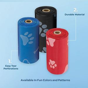 Bolsas Biodegradables para Excremento de Perro con Dispensador, Accesorios para Mascotas, Bolsas para Desechos a Prueba de Fugas para Limpieza en Exteriores - Product Image 3