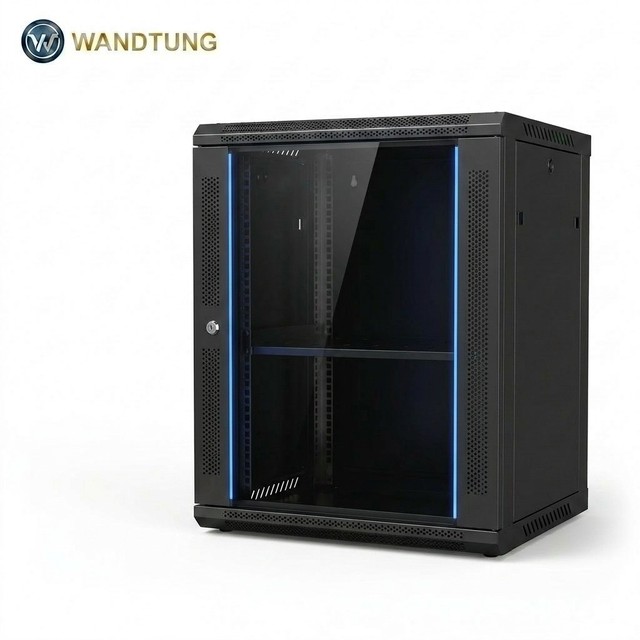 Assembled 4U/6U/9U Wall Cabinet 19 Inch Rack Mount Cold Rolled Steel Wall Mount Network Enclosure for Home Office