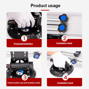 Di động lớn gạch mỏng tấm đá granit công cụ vận chuyển tấm đá tấm nâng lên gạch mang theo hệ thống nâng khung hút chân không cốc - Product Image 4