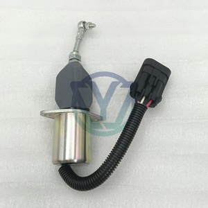 6681513 6667993 6662993 6577503 6681512 6690563 Électrovanne d'extinction de haute qualité 12V pour pièces d'excavatrice à moteur S150 S160K - Product Image 4