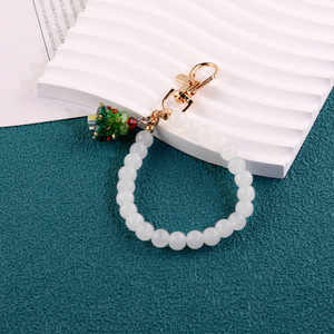 Imitation Jade Pearl Bag Hanger Keychain Fashionable DIY Handmade Accessory for Phone Case Pendant Jewelry Materials - Product Image 3