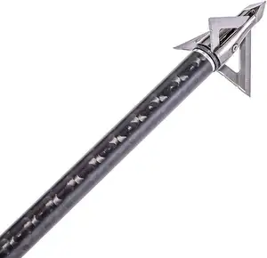 3 Fixed Blade Strong Penetration 175 Grain Black Hunting Arrow Head Archery Arrow Tip Broadhead Fieldpoint Best Broadheads