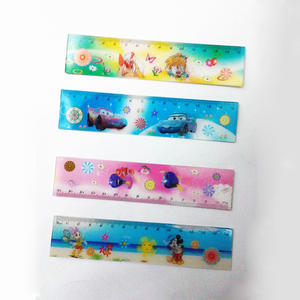 Règle transparente de couleur règles <span class=keywords><strong>en</strong></span> plastique avec centimètres millimètres de pouces couleurs assorties règles claires pour les écoliers - Product Image 5