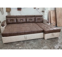 Ensemble de canapés modernes pour hôtel, écologiques, en forme de L, 3 places, qualité supérieure, confortables, élégants, pour salon, chambre, appartement, bureau à domicile