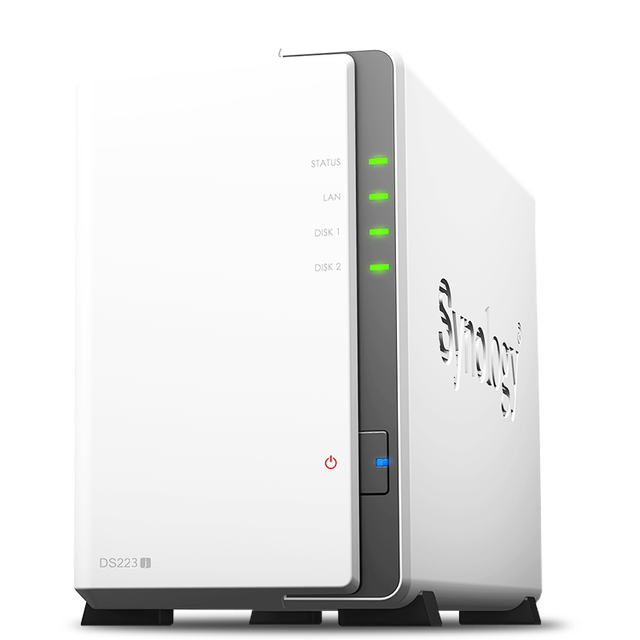 2-Bay NAS Network Home Storage Server Realtek 4-Core 1GB DDR4 1GbE Personal Cloud Drive for Home Backup in Stock