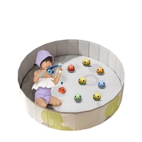 Piscine pliante gonflable en PVC parc pour enfants en plein air avec piscine à balles en mousse à usage ouvert pour les enfants
