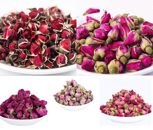จีนพรีเมี่ยมสีแดง/สีชมพูกุหลาบดอกตูมกุหลาบดอกไม้ชาธรรมชาติดอกไม้แห้งสมุนไพรชาสำหรับขาย - Product Image 4